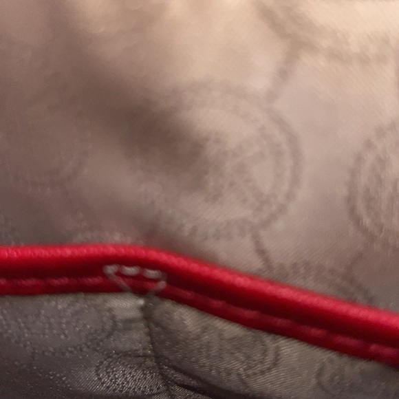 Michael Kors shoulder Bag Red Saffiano leather/ gold tone hardware & Trim NWOT - Picture 16 of 16